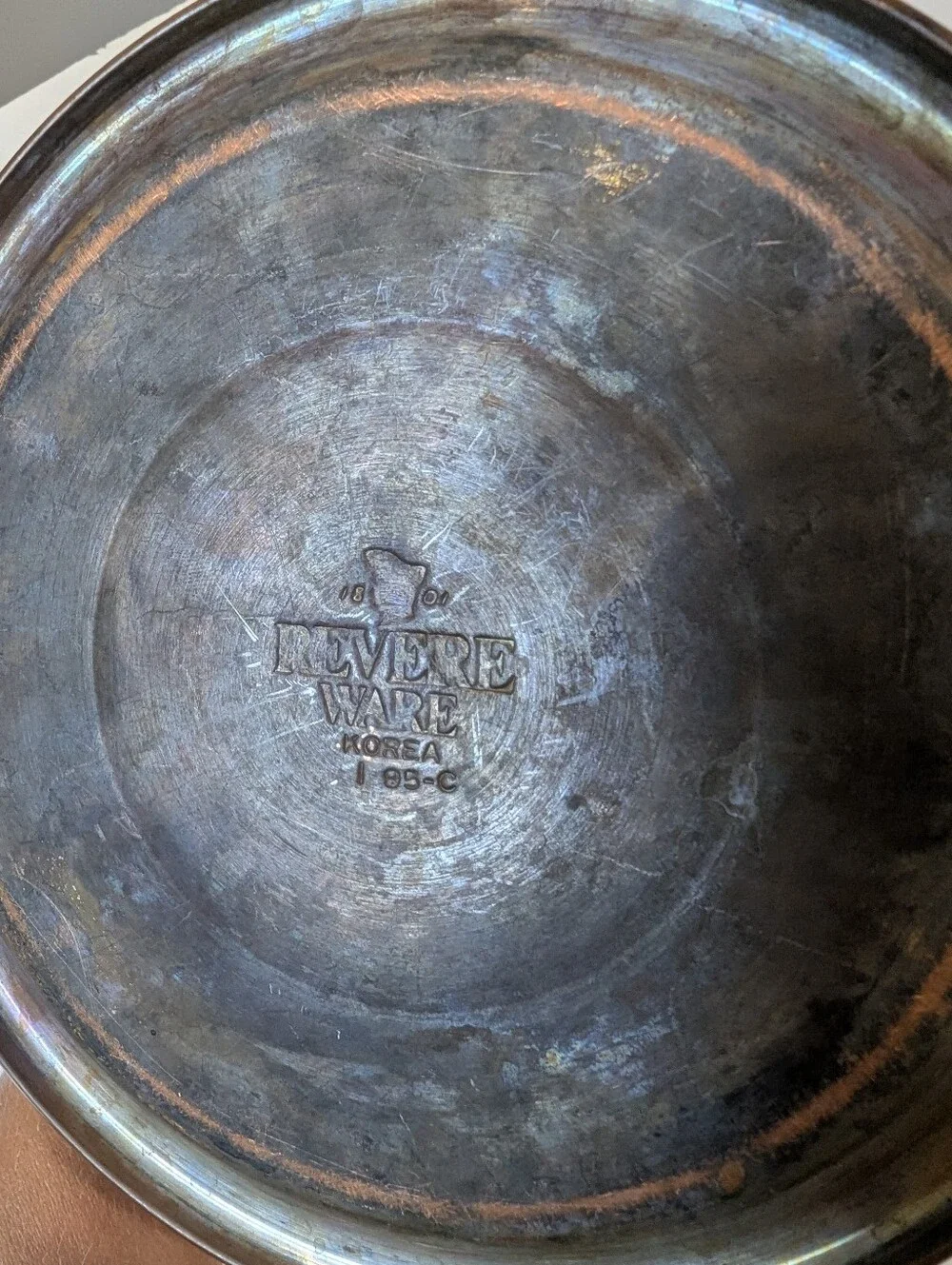 Paul Revere Ware1801  Vintage Small Whistling Teapot Kettle Copper Bottom